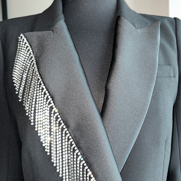 NWT Veronica Beard Rhinestone Clarise Dickey Jacket Sz 2 - Picture 3 of 9